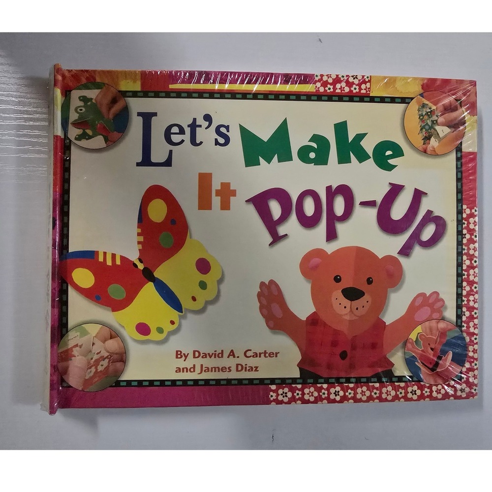 Lets Make It Pop-Up David A. Carter James Diaz First Edition Sealed Craft Book